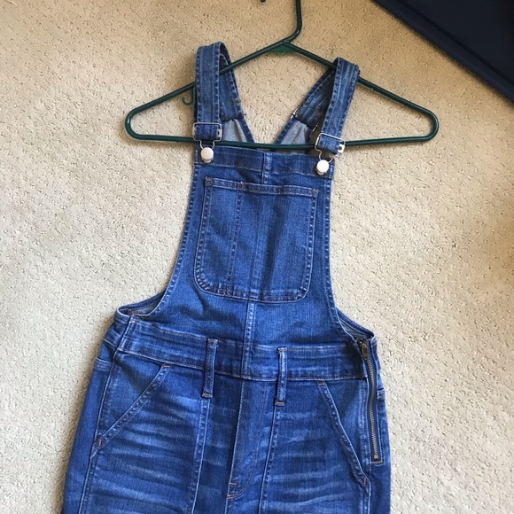 Madewell Skinny Denim Overalls - Picture 3 of 5